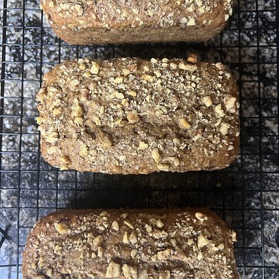Walnut Sourdough Banana Bread (1 MINI Loaf)