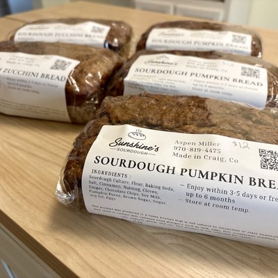 Choc Chip Pumpkin Bread
