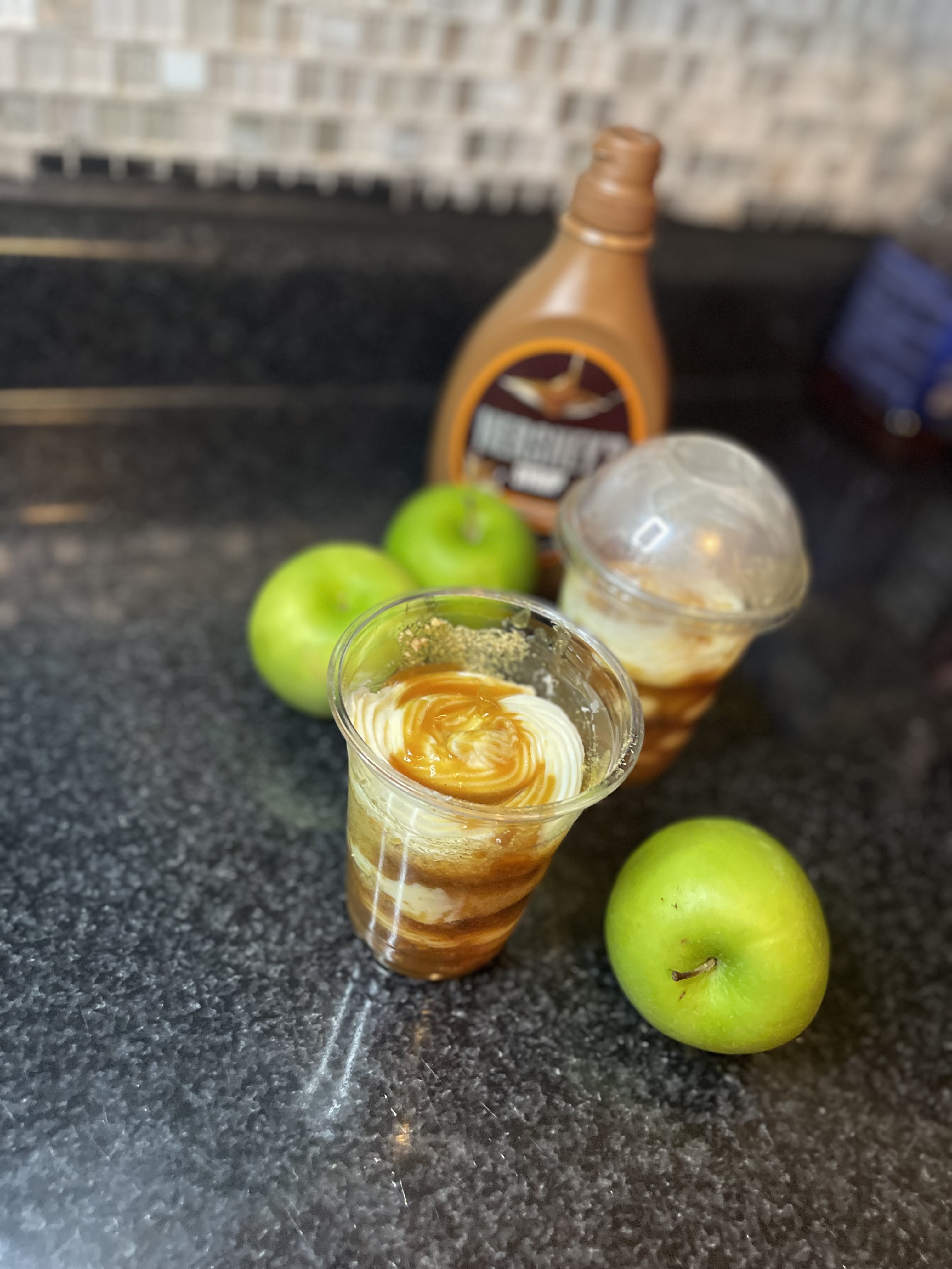 Caramel Apple Cheesecake Cup