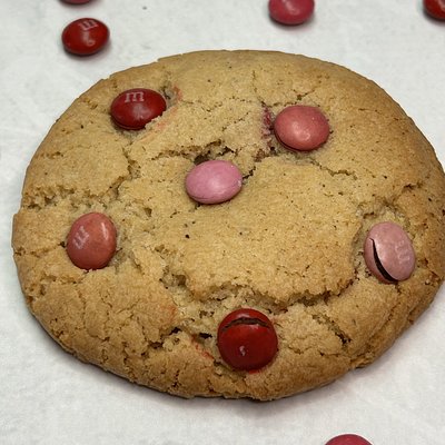 M&M Sourdough Cookies