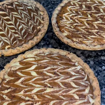 Sweet Potato Cheesecake Pie