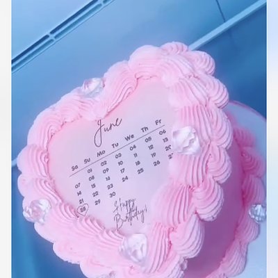 6in Burn Away Heart Cake