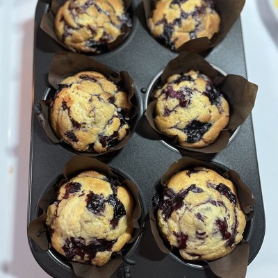 4ct Jumbo Blueberry Muffins