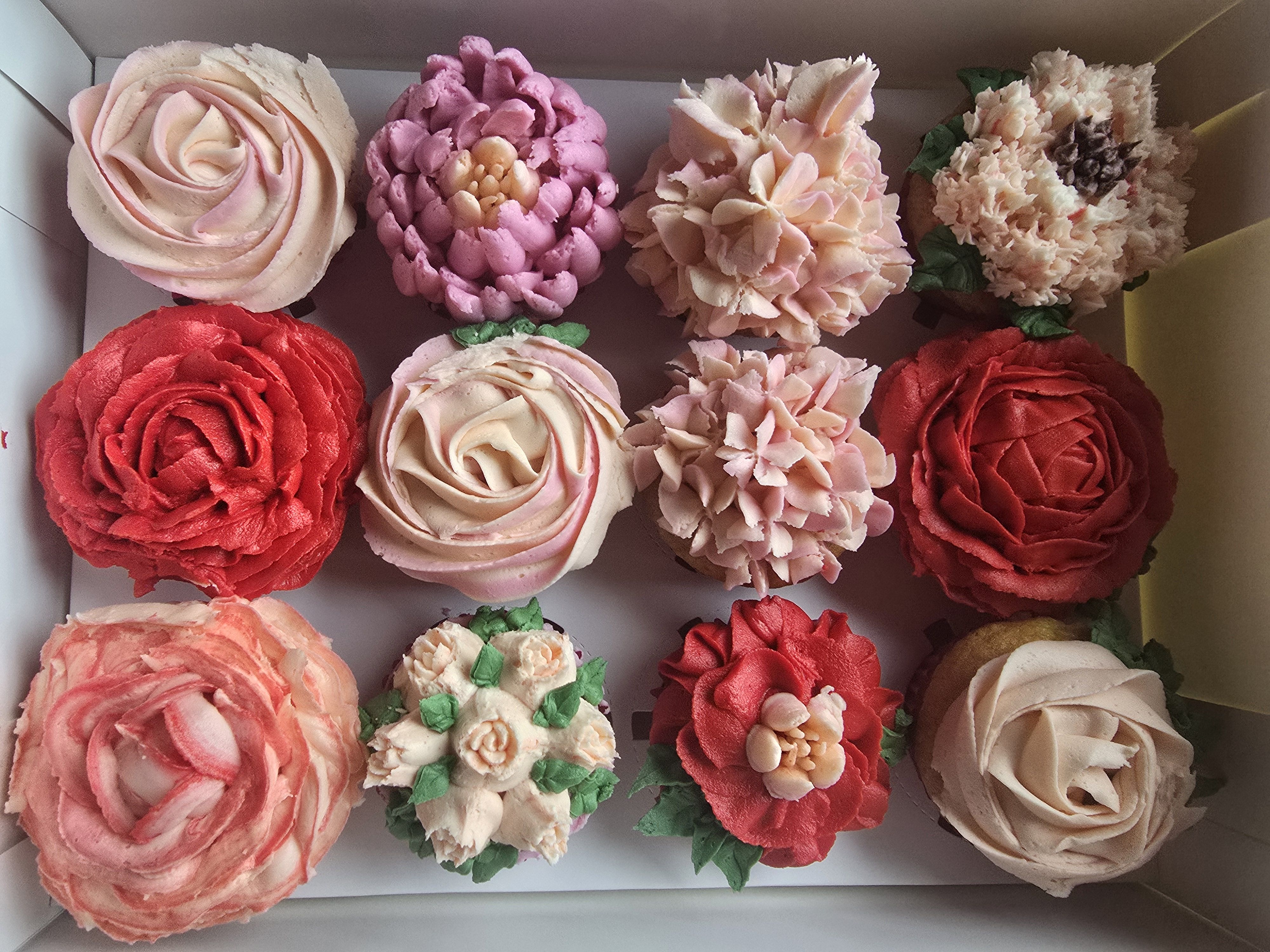 Floral Cupcakes Dozen
