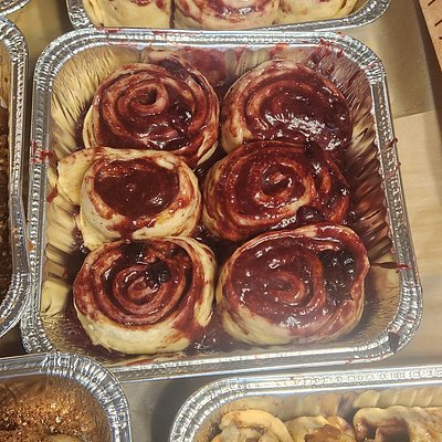 Blueberry Cinnamon Rolls 