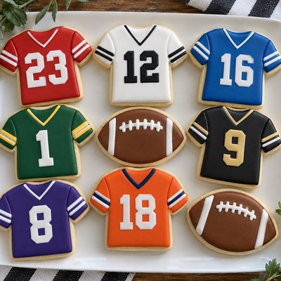 Jersey Cookies Set Party Set Sugar Cookie