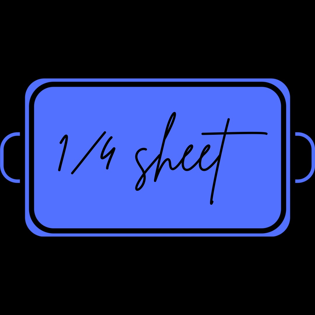 2 Layer 1/4 Sheet - 1/2 & 1/2 