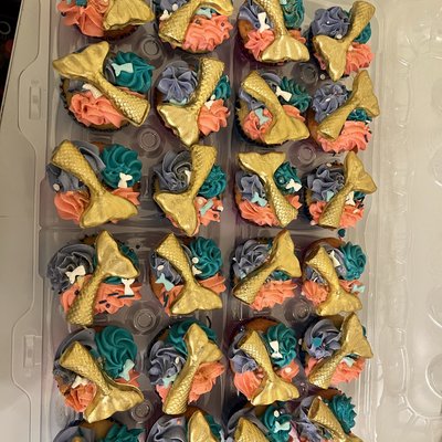 Mermaid Cupcakes 