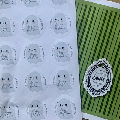 Mouse Ears Ghost Cookies With Haunted Mansion Packaging