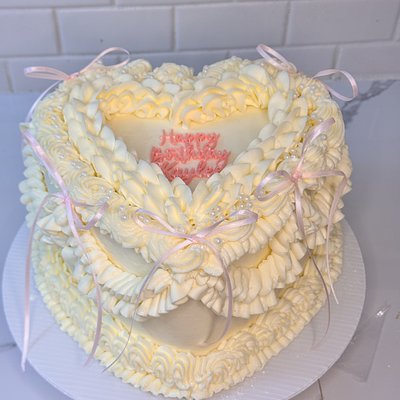 6” Heart Shape Cake