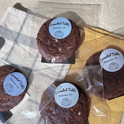 Flourless Triple Chocolate Cookies (gf, df)