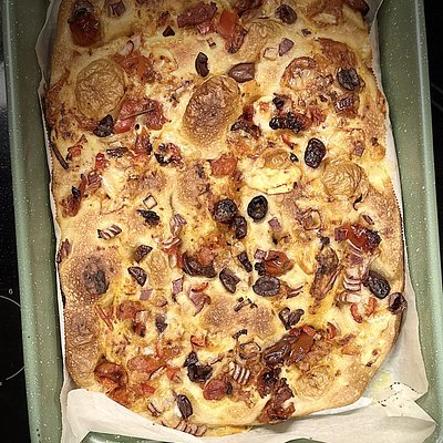 Artisan Red Focaccia Loaf 9x13’