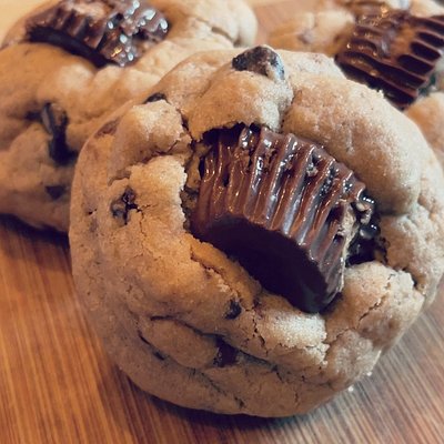 Peanut Butter And Chocolate Cookies