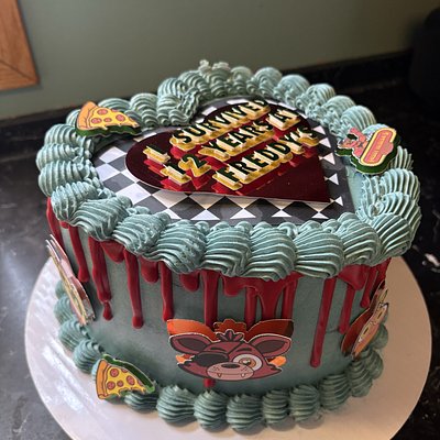8 Inch Heart Cake