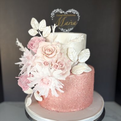 2 Tier 6”&8” Round Start Price(fondant)