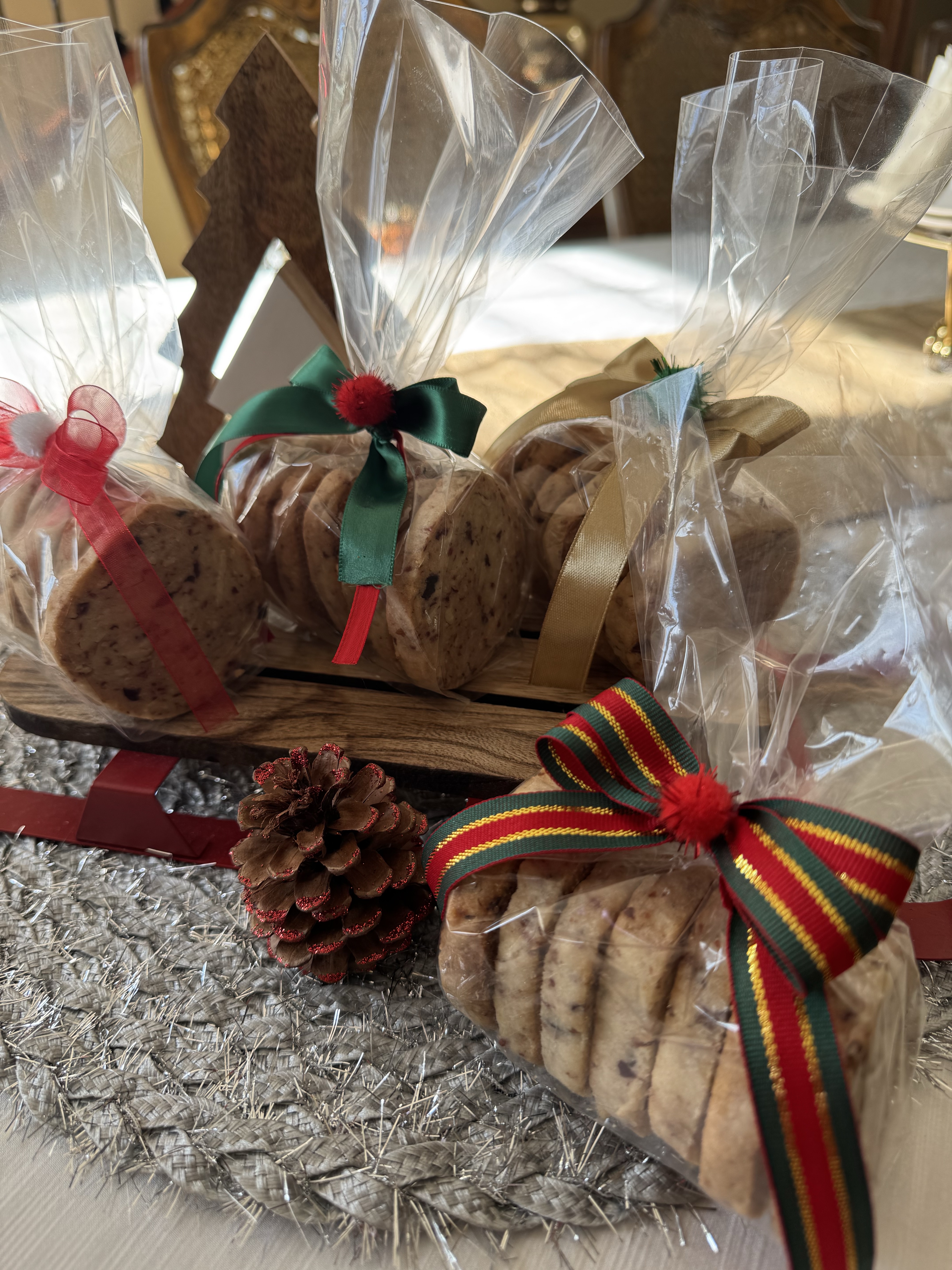 Cranberry & Almonds Cookies Shortbread 
