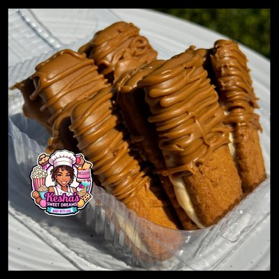 Biscoff Cheesecake Sandwiches 