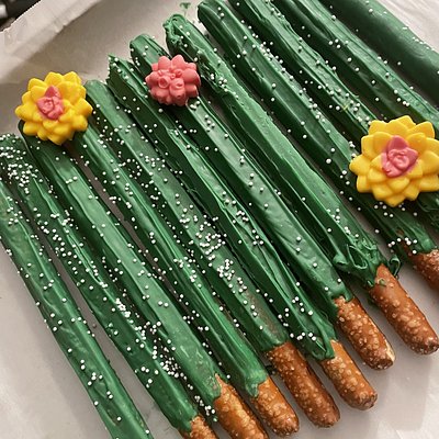 Chocolate covered Pretzel Rods 