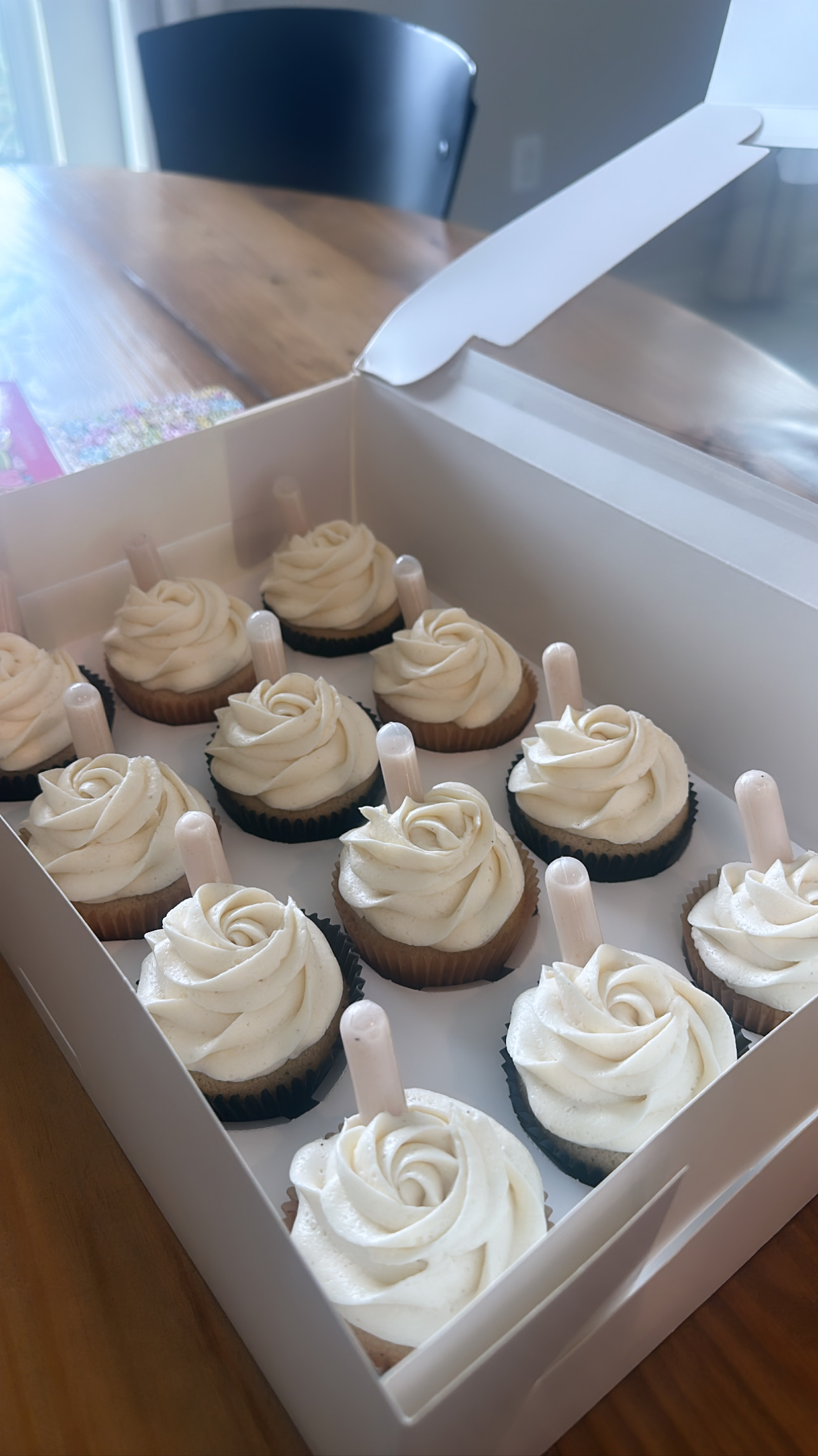 Coquito infused Cupcakes- $45 per dozen 