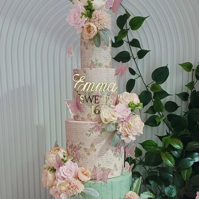 Large 8” And 10” Serving 50 Celebration Cake 