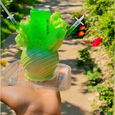 Cotton Candy Drunken Apple