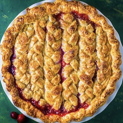Cranberry Pear Pie