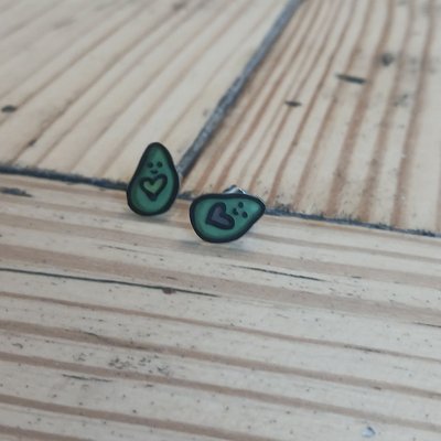 Avocado Stud Earrings