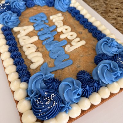 10x15 Cookie Cake - Basic single layer