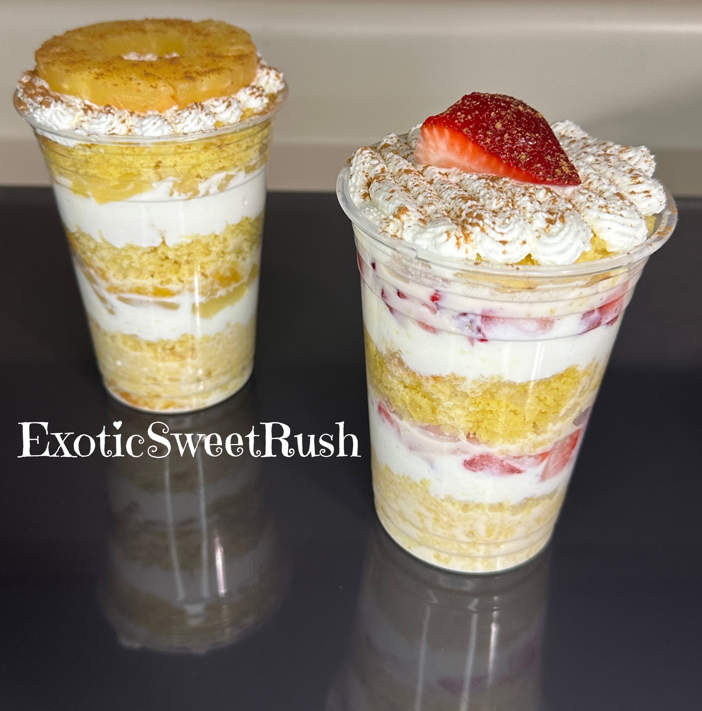 Tres Leche Cake Cups