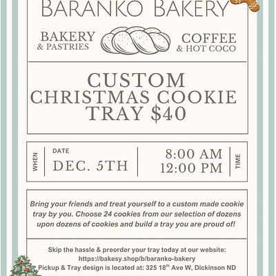 Christmas Cookie Tray PREORDER