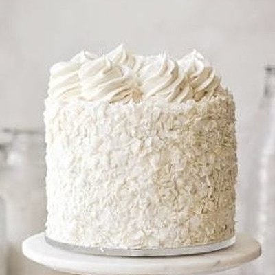 6 Inch 3 Layer Coconut Cake (8-12 Servings)