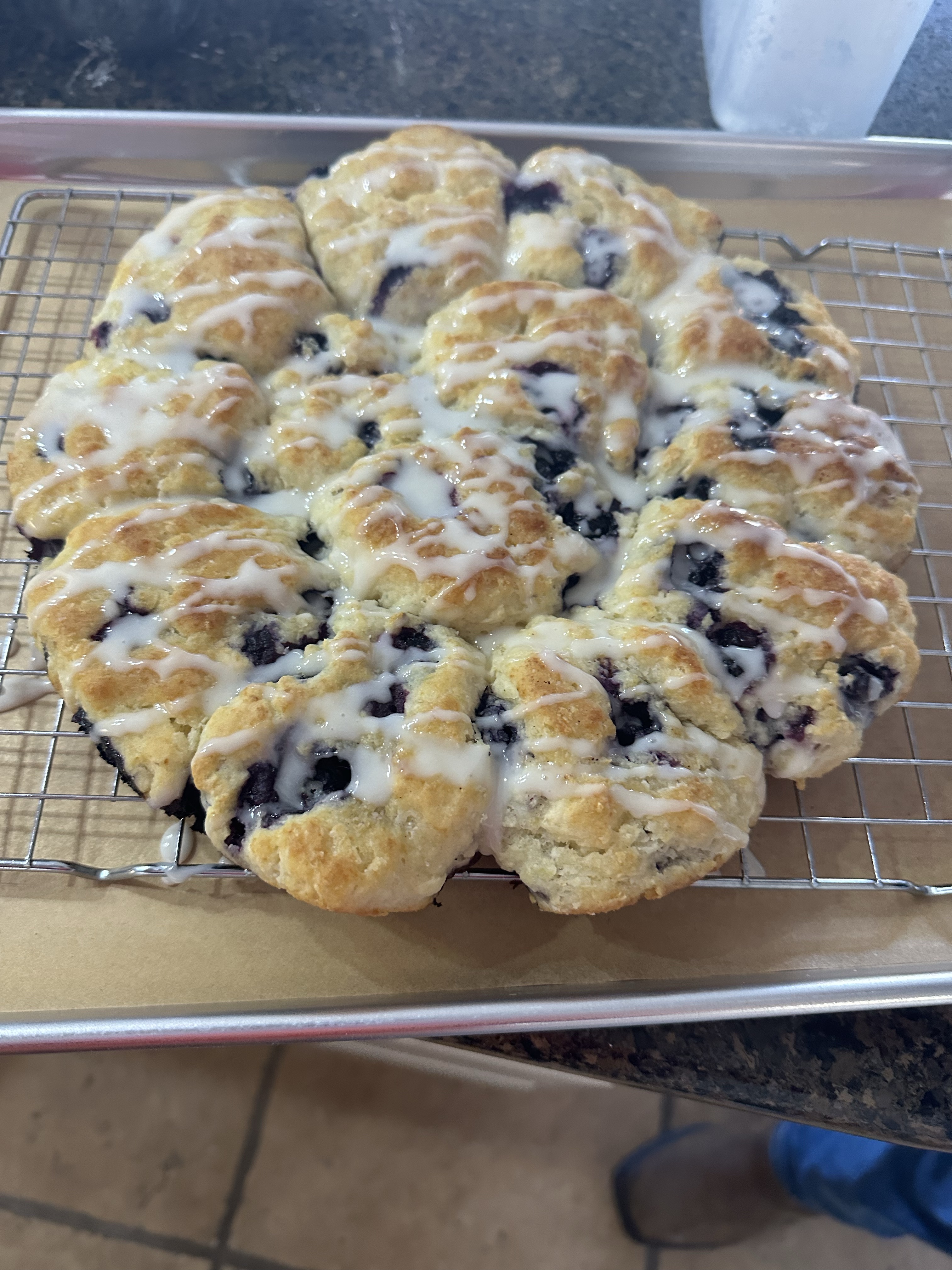 Blueberry Buttermilk Biscuits