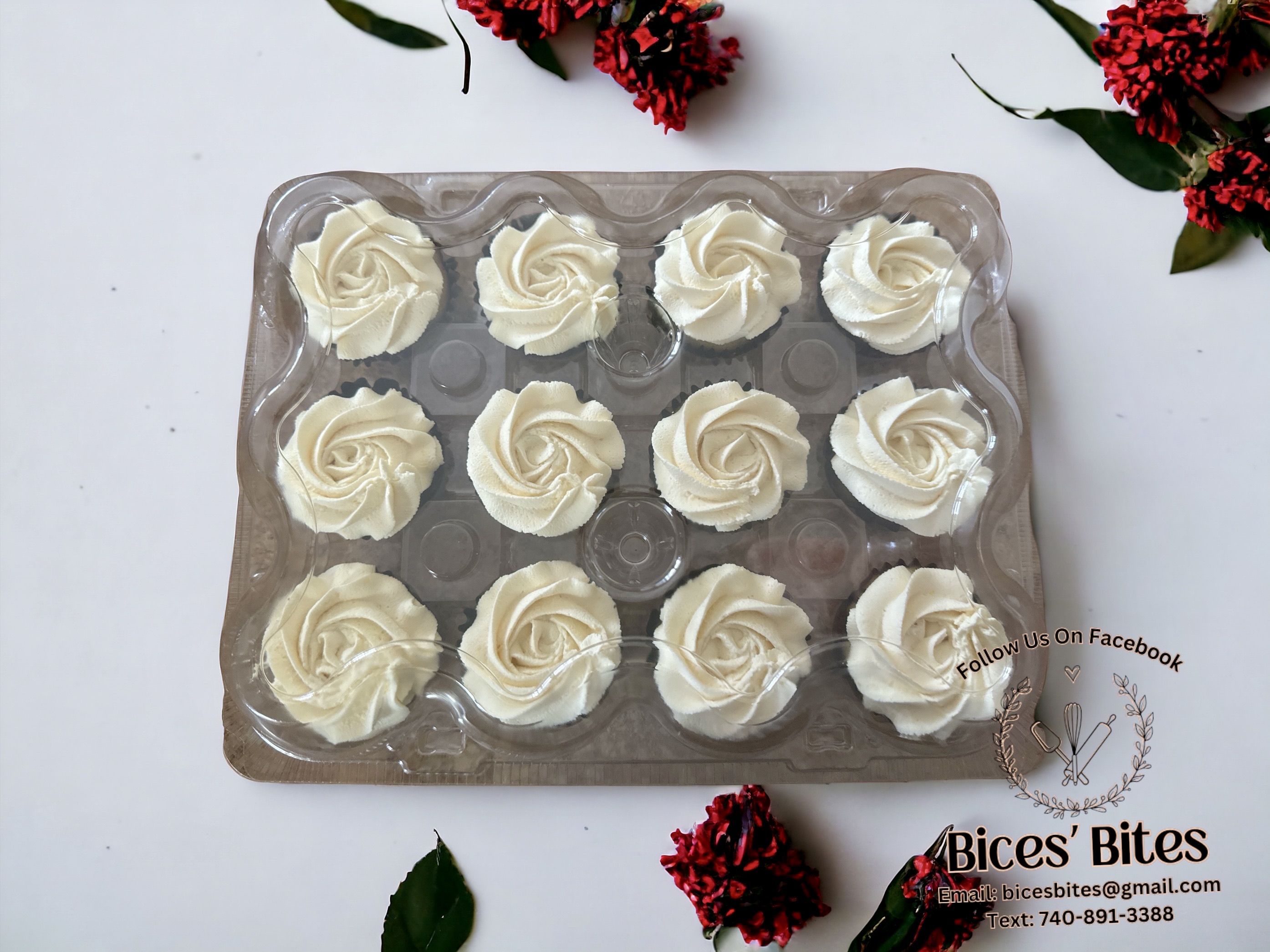 Dozen Vanilla Cupcakes 