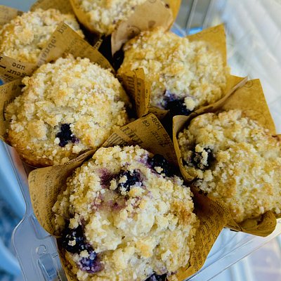 Lemon Blueberry Jumbo Muffins (4pcs)