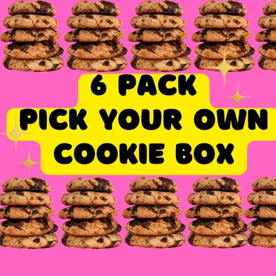 1/2 Dozen Of XL Cookies (Pick Your Own) Box 