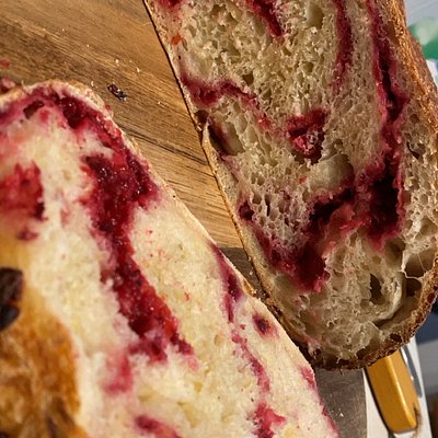 Cran-Merry Citrus Sourdough Bread