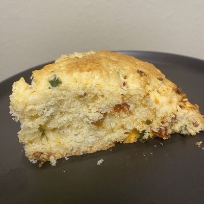 Sun-dried Tomatoes & Basil With Parmesan Cheese Scone