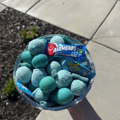 SOUR BLUERASPBERRY LARGE GRAPE MIX