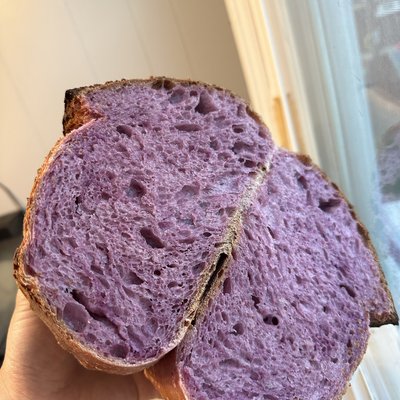 Purple Potato Sourdough Bread 