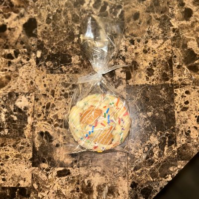 Golden Oreo Birthday Cake Cookie