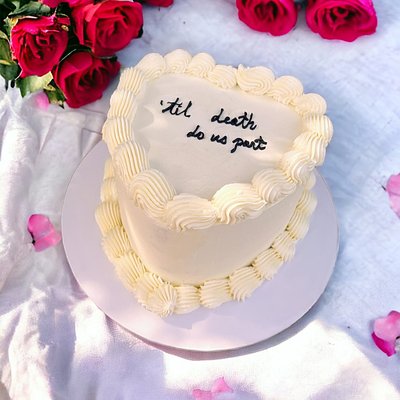 Til’ Death Do Us Part Wedding Cake 