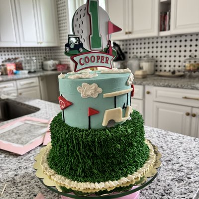 Custom Two Teir Cake 