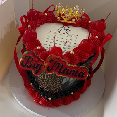 6” Calendar Heart Cake 