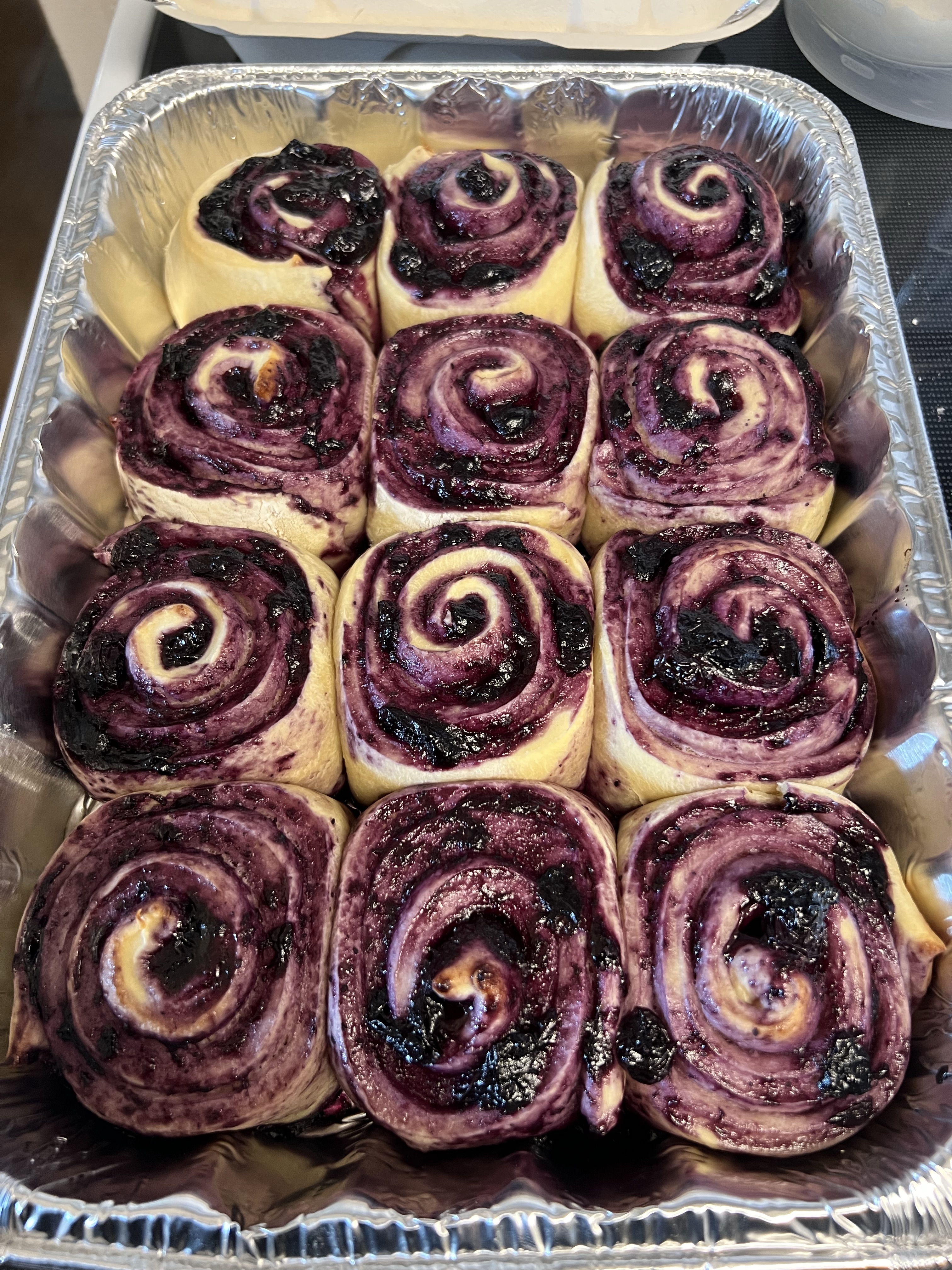 Sourdough Blueberry Rolls (Dozen) 