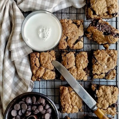 Espresso Walnut Chocolate Bars 