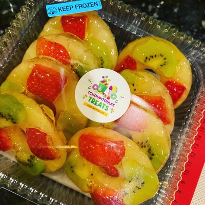 Stacked Candied Pineapples 