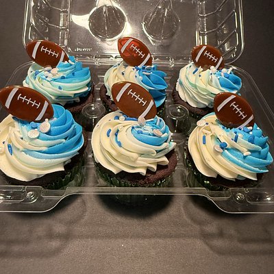 Lions Themed Cupcakes