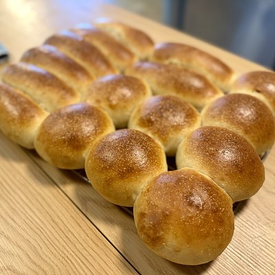 Sourdough Hamburger Buns (4)