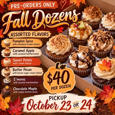 Fall Cupcakes 