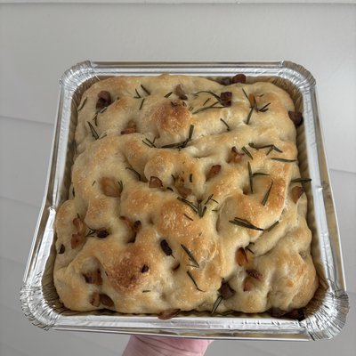 Roasted Garlic Rosemary Focaccia 